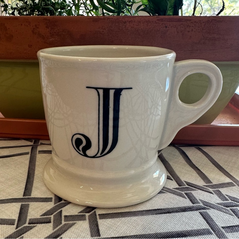 Anthropologie “J” Monogram Mug